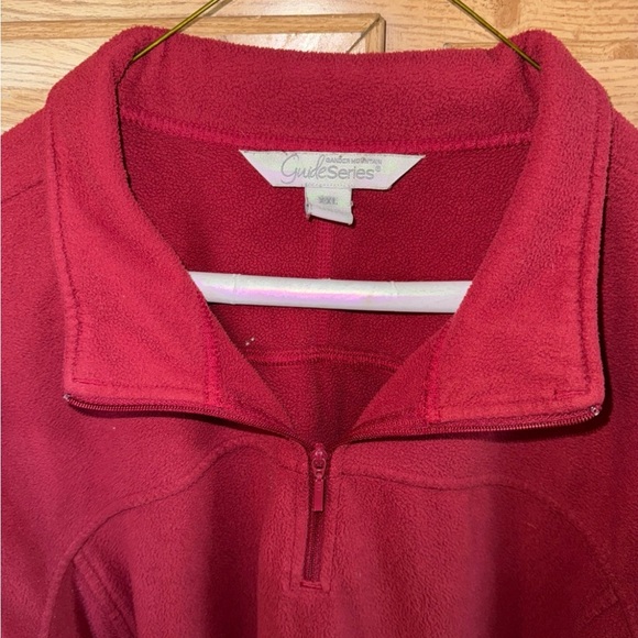 Gander Mountain Guide Series 1/4 Zip Fleece Jacket Womens XXL Maroon Pullover - Picture 2 of 2